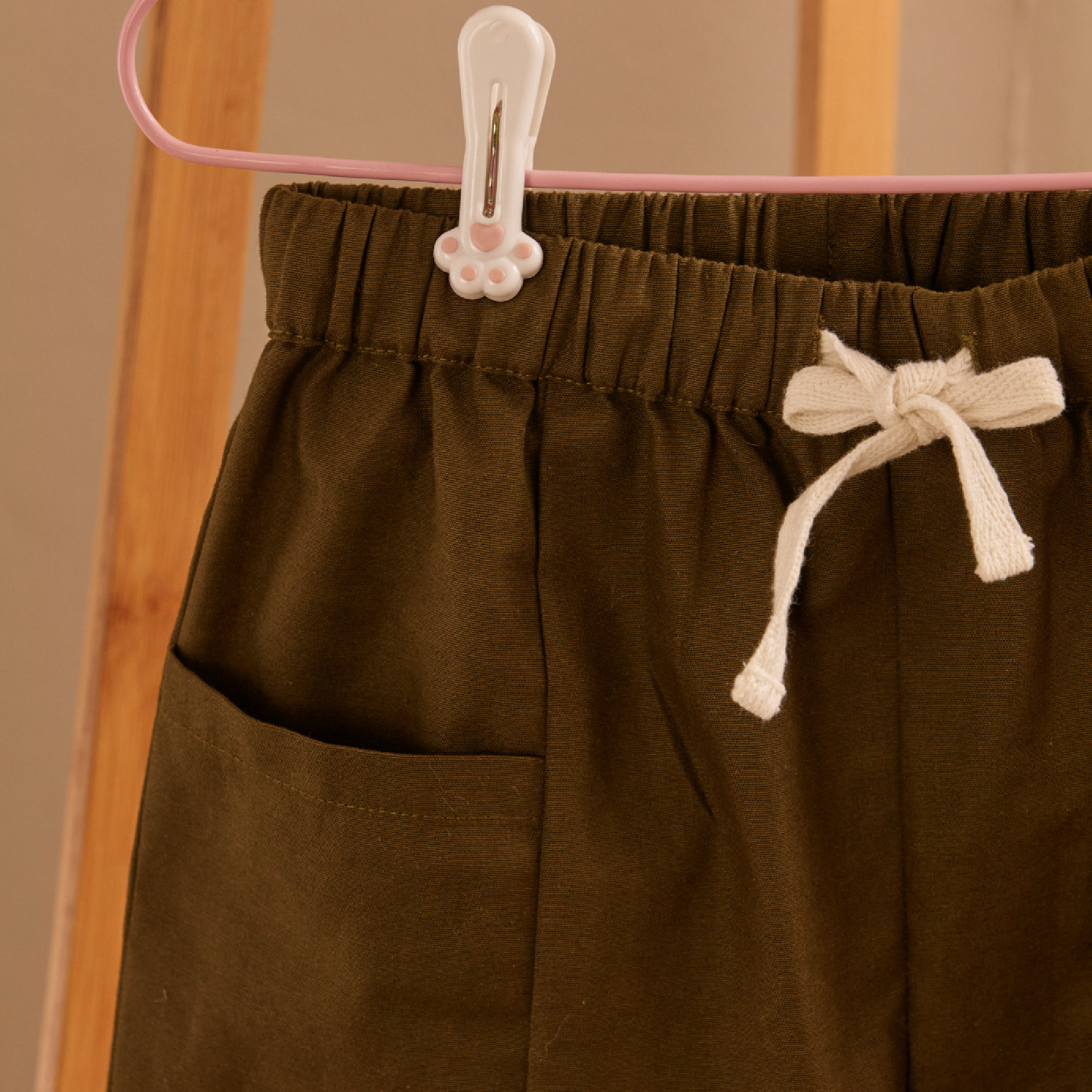 Olive Adventure Twill Joggers