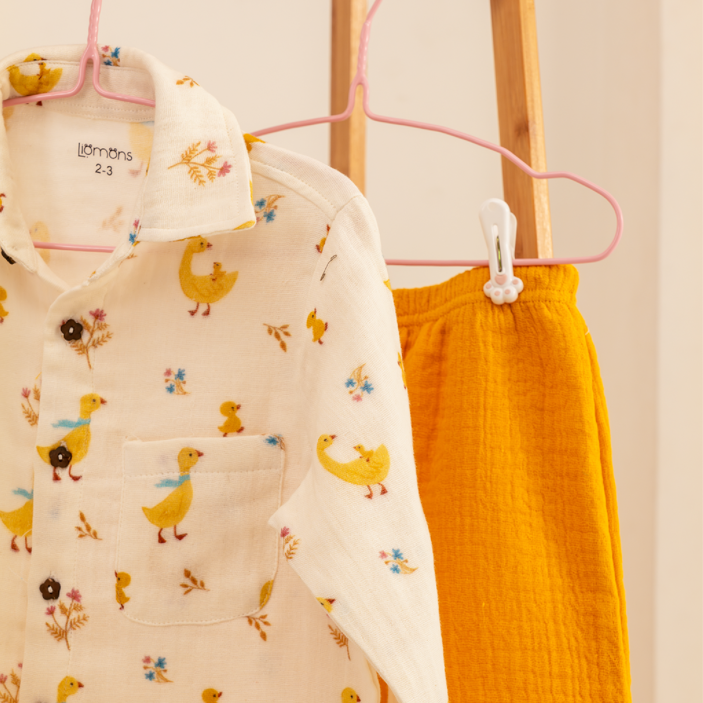 Quack Club premium gauze PJ set