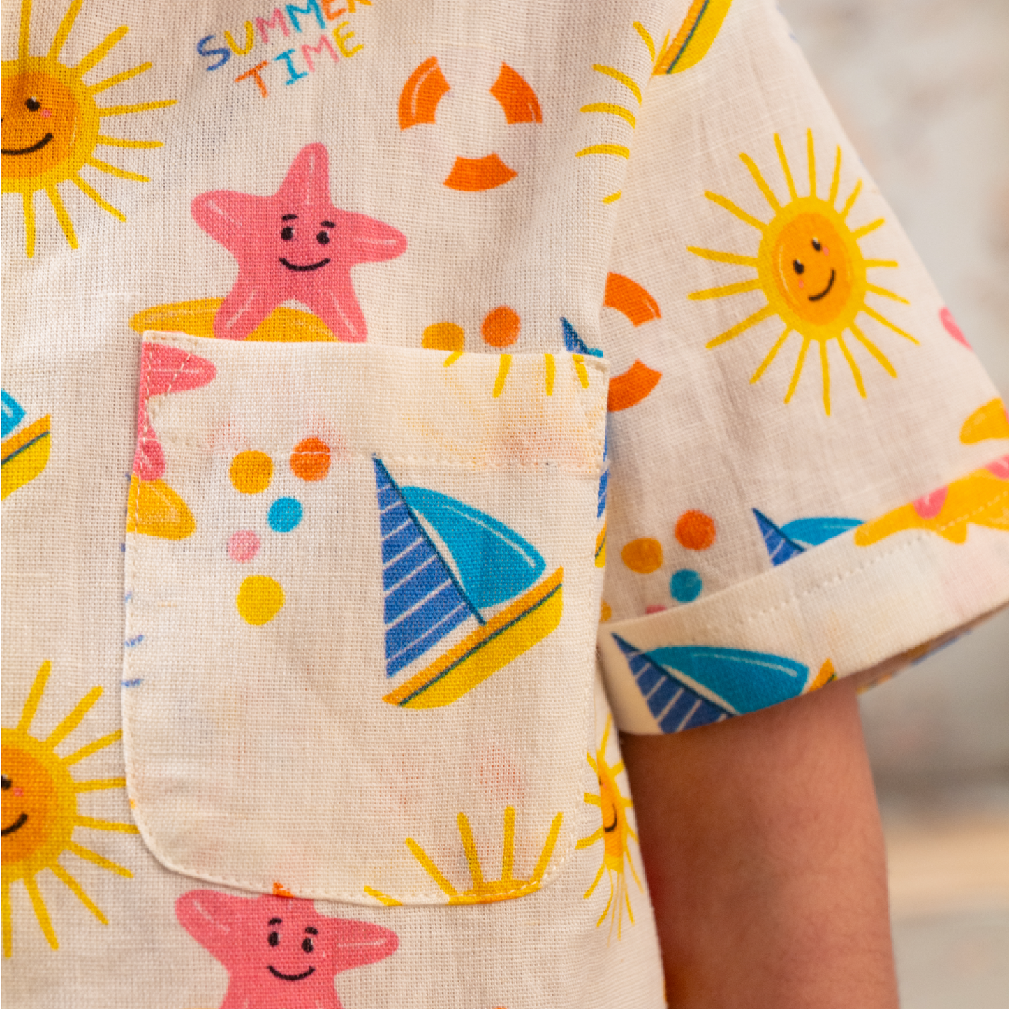 Summer Time Organic Linen Set