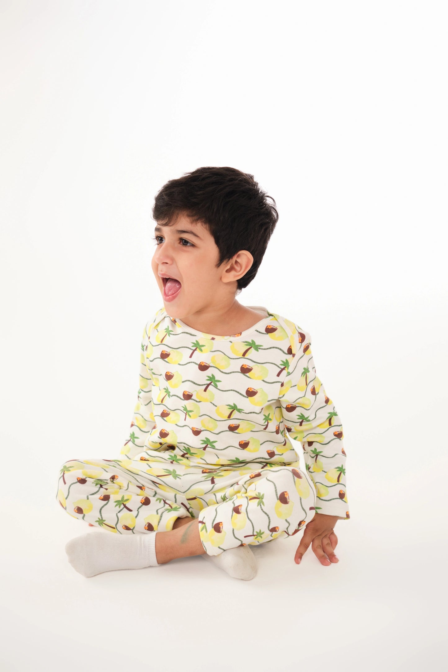 Baby Palm Print Pyjamas