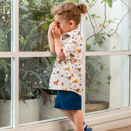 Puppy Pals shirt & shorts set