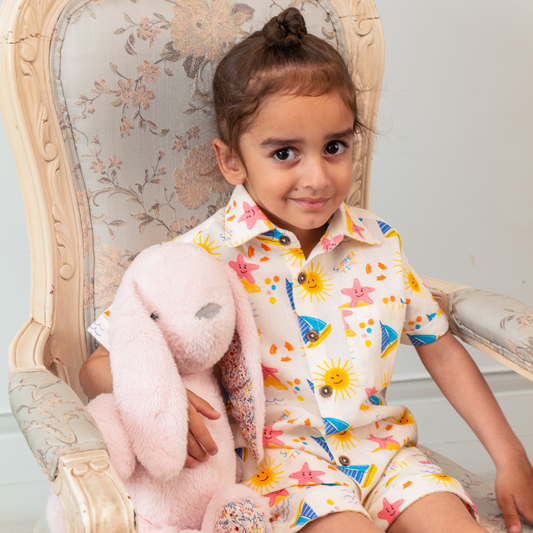 Summer Time Organic Linen Set