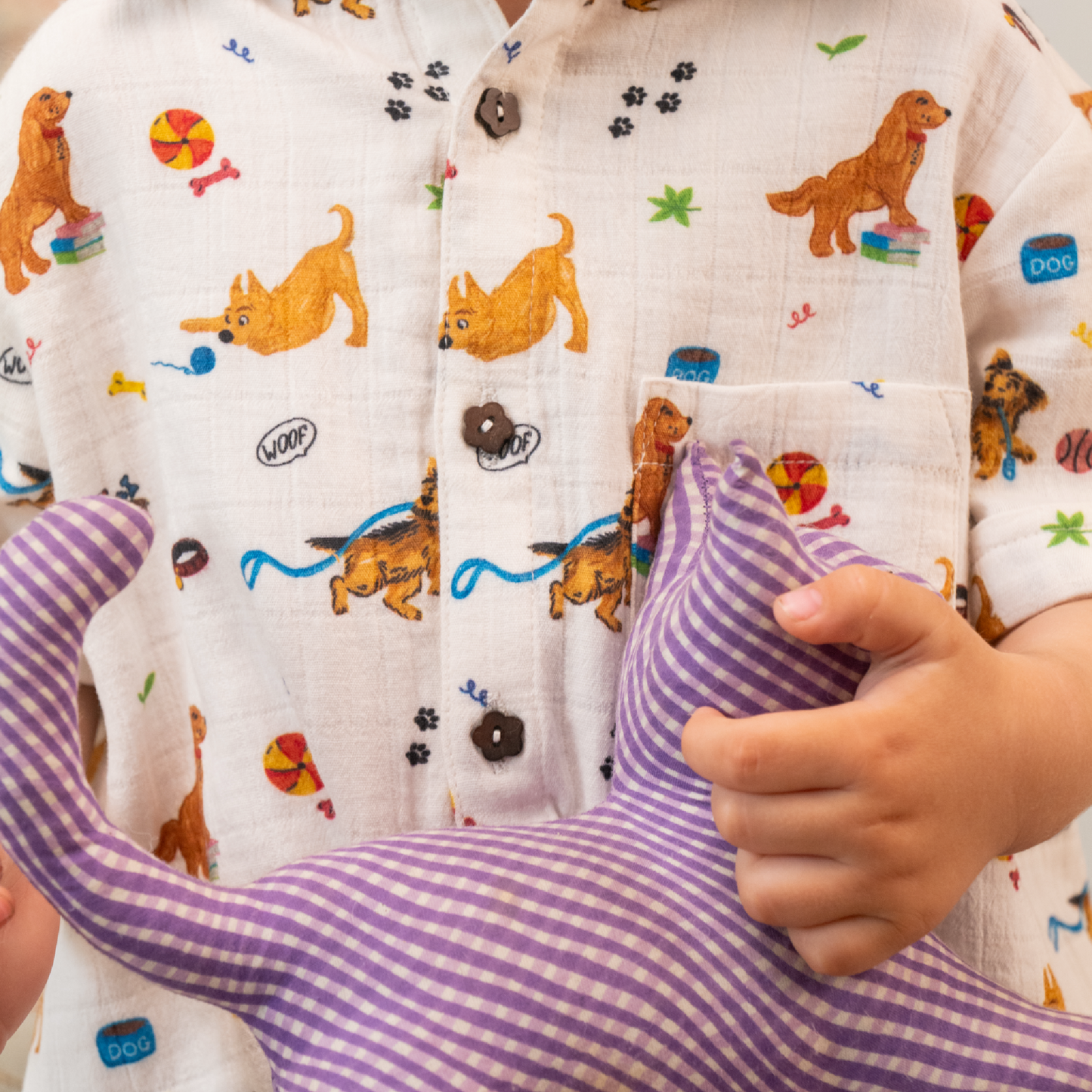 Puppy Pals shirt & shorts set