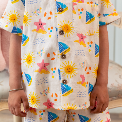 Summer Time Organic Linen Set