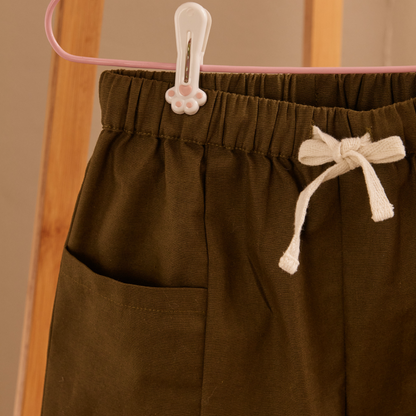 Olive Adventure Twill Joggers