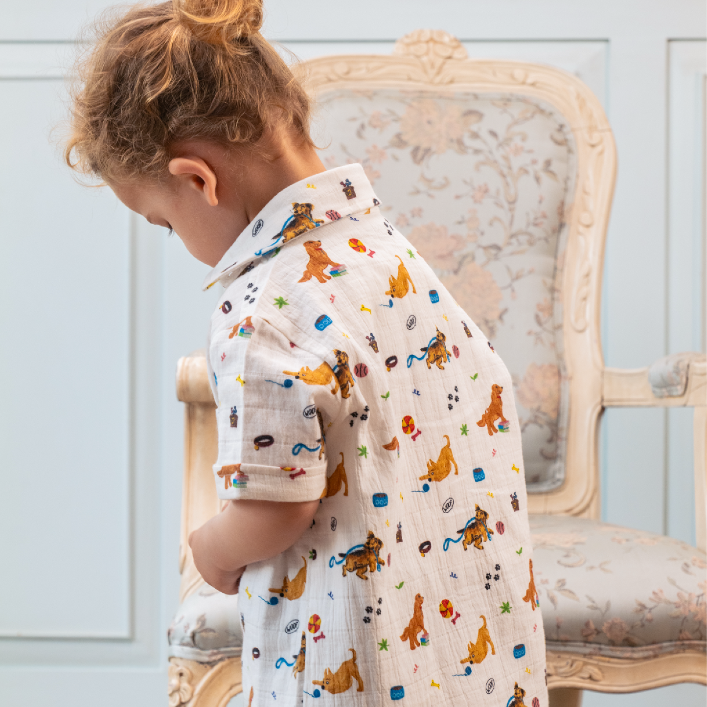 Puppy Pals shirt & shorts set