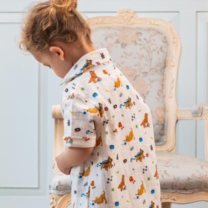 Puppy Pals shirt & shorts set