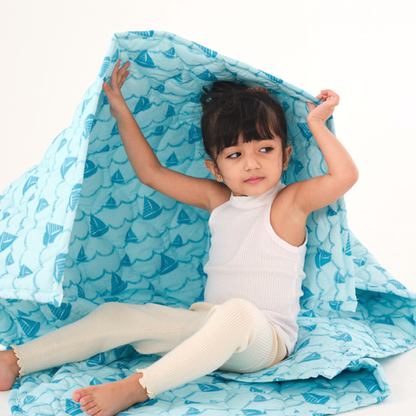 Baby Tiny Boats Quilt